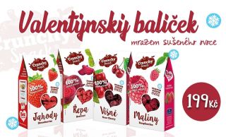Obdarujte své milované partnery a blízké dárkovým balíčkem mrazem sušeného ovoce a zeleniny Crunchy Snack. 4...